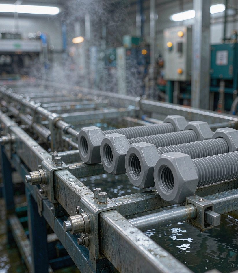 PVC Corrosion-Resistant Fasteners in Chemical Plating Lines | FASTKING Case