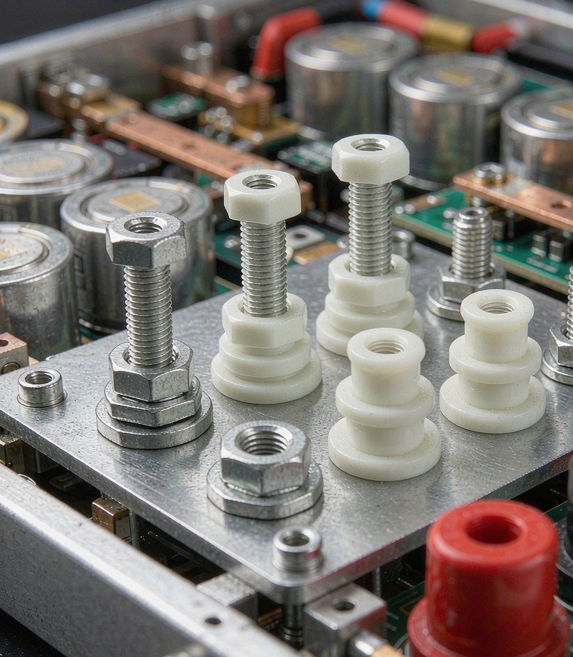 Flame-Retardant PA66 Screws in Energy Storage Battery Modules | FASTKING Case