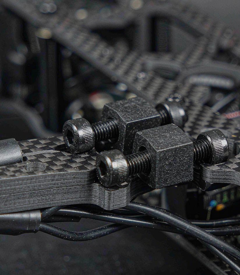 PAGF Glass-Fiber Nylon Screws in Drone Frames - High Strength, Lightweight | FASTKING Case